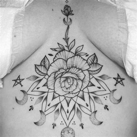 Beautiful Under Breast Tattoo Ideas